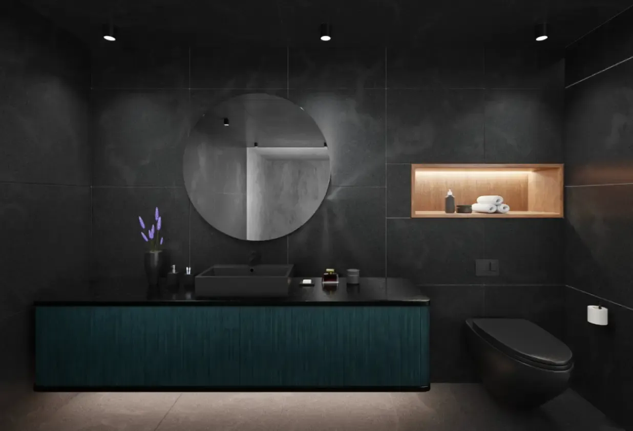 Bold Pattern Bathroom Design