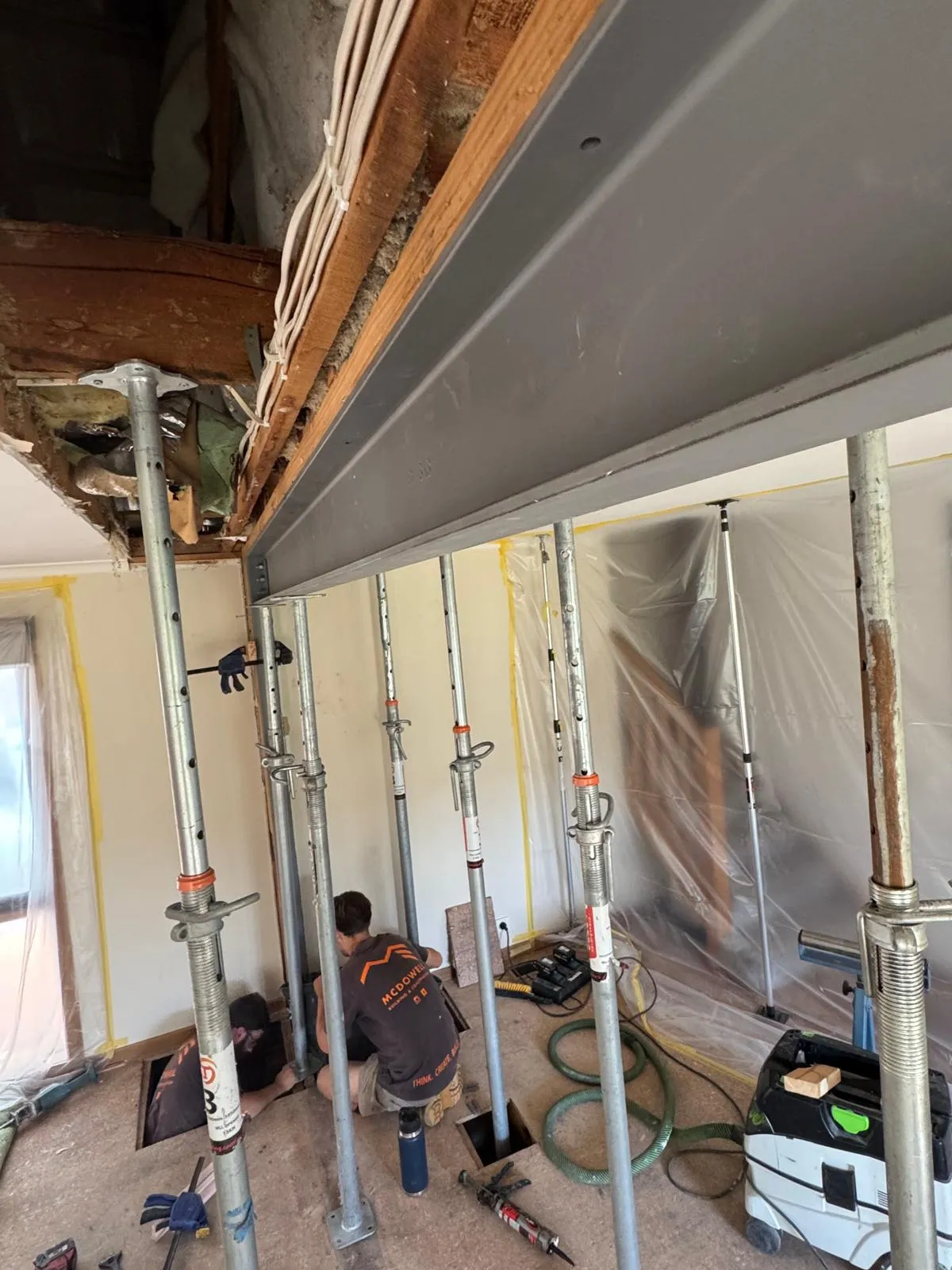 Renovation project in progress, Eltham